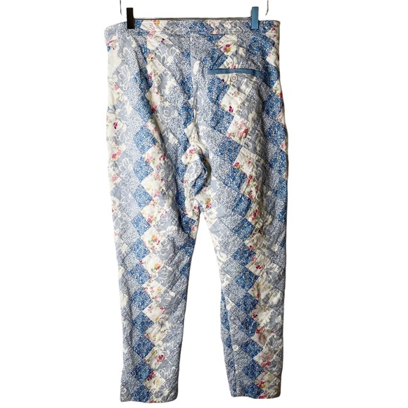 Polo Ralph Lauren Patchwork Quilted High Rise RARE Vintage Pants Size 12 - Picture 7 of 9